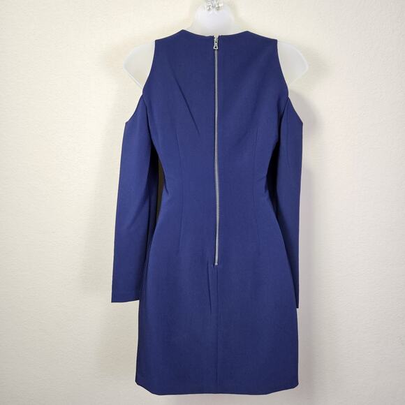 Alice + Olivia Niko Dress Revolve Mini Short Navy Cut Outs Going Out Club Size 0 - Picture 6 of 14